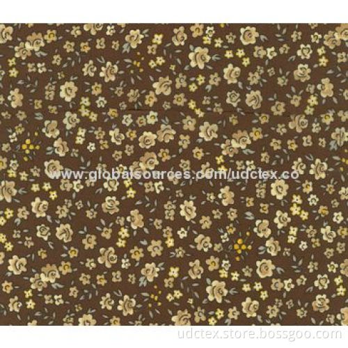 Polyester Taffeta Fabric with Floral Printing, 58/60-inch Width and Water-/Tear-resistant Features